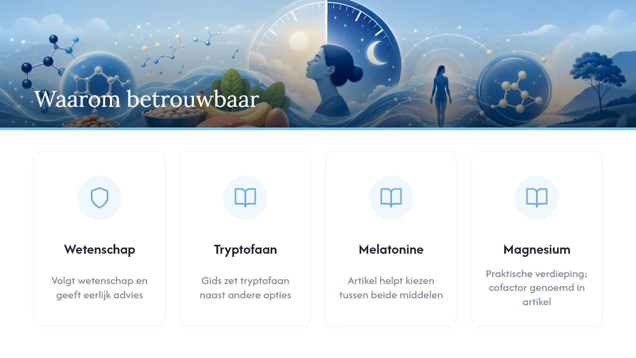 Waarom Slapenisgoed een betrouwbare bron is voor slaapadvies — overview diagram