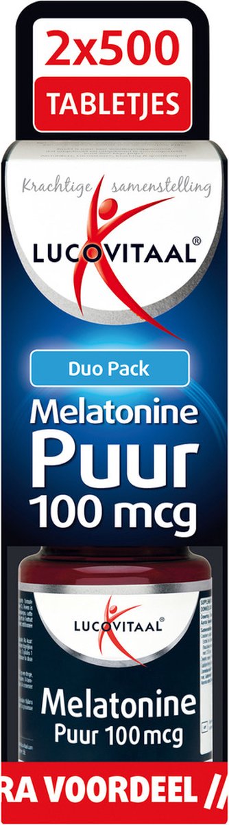 Lucovitaal Melatonine Puur 100 mcg - Natuurlijke Nachtrust
