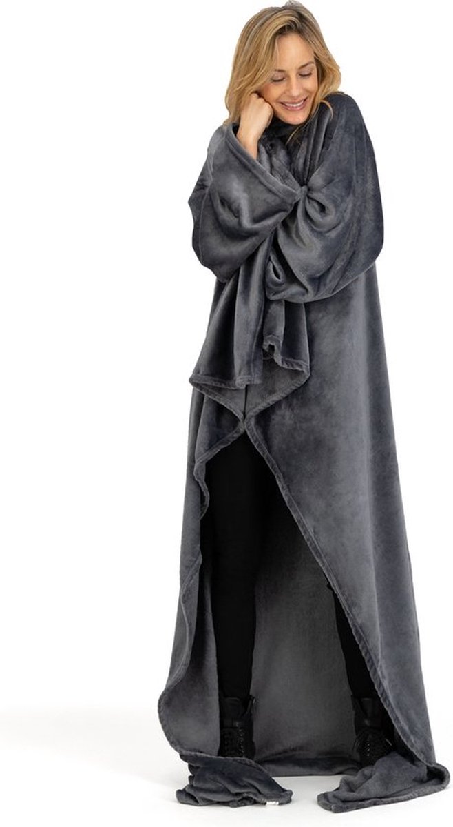 O'DADDY® Fleece Deken met Mouwen - Superzacht & Warm 150x200